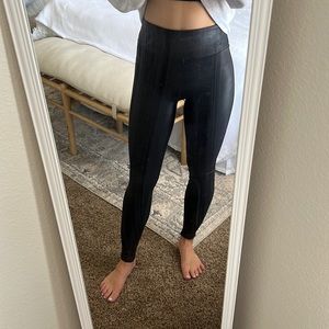 SPANX Faux Leather Leggings XS Petite